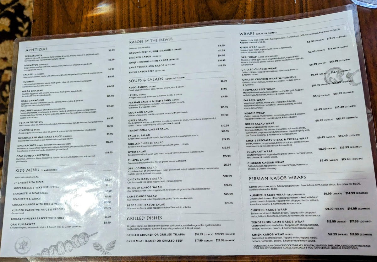 Opa! Gyros & Kabob Menu-1